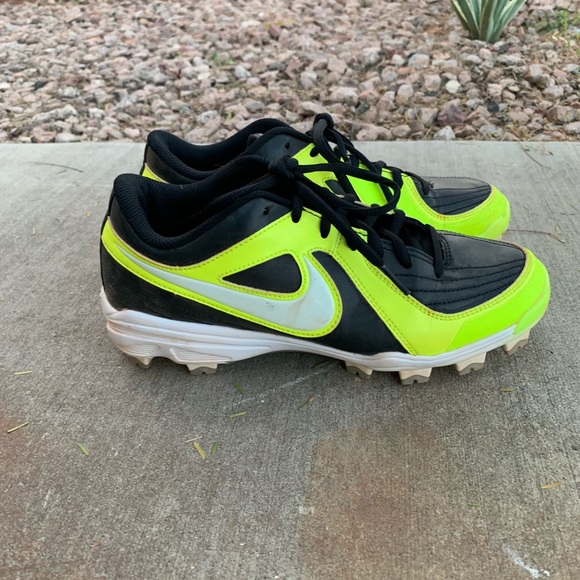 neon softball cleats